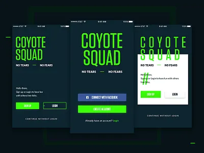 Signup Layout login mobile signup splash ui