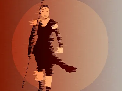 Rey desert illustration illustrator jakku jedi photoshop rey sand star wars sun