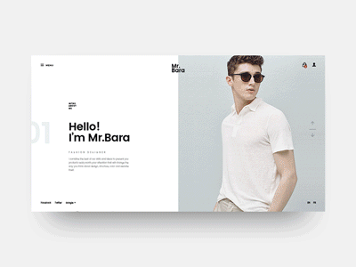 Mr.bara Split Screen clean ecommerce fashion shop split store theme