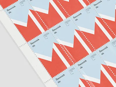 Österreich Stamp / Sheet austria design edition limited mountains print sheet stamp österreich
