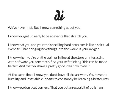 Creative Mornings Note