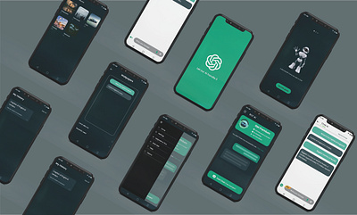 Chat Bot App design figma figma design graphic design illustration logo ui user interface website