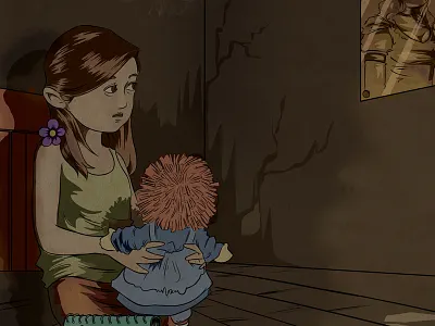 Illustration For Book Cover art artist bookart bookillustration childrebook comicbook creative drawing fineart illustration originalart sketch sketching storyboard storybookart