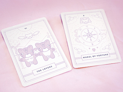 Catarot Cards cards icon illustration lines tarot