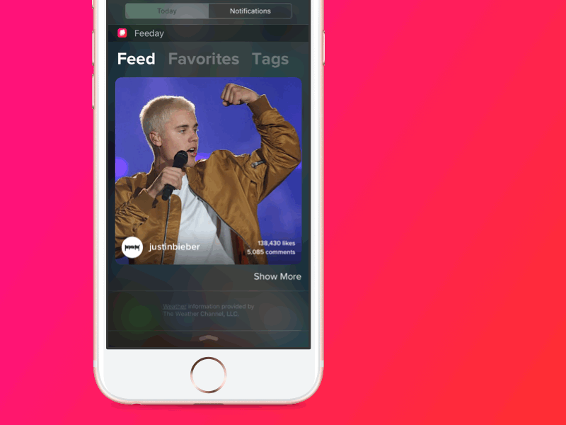 Feeday 2.0 coming soon 2.0 3d 3d touch app feeday instagram ios 10 iphone iphone 6s photo touch widget