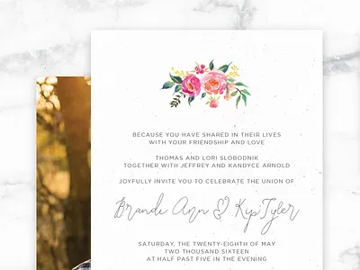 Wedding Stationary Suite floral flowers marble minimalist nebraska photos simple stationary typography wedding
