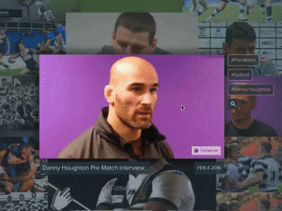 Fan Zone UI interaction design user experience design user interface design