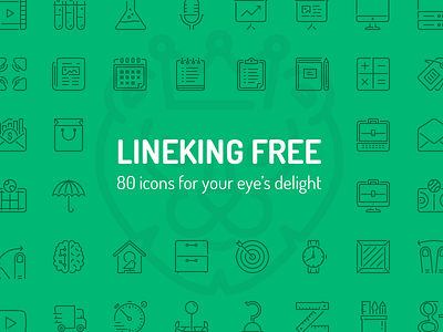 Lineking Freebie free icons freebie fribbble ios icons line icons media controls open line social media stroke icons