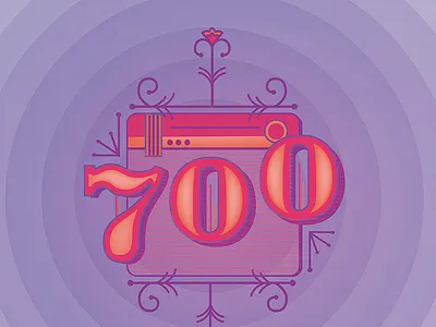 700 Insta followers dropcap fleurishes handlettering handtype illo illustration type typespiration typespire typography vector