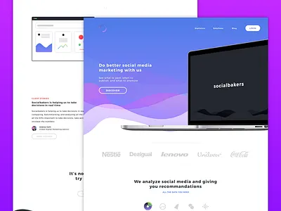 Socialbakers.com [Web] analyze care desktop graphs landing media product publish social socialbakers web