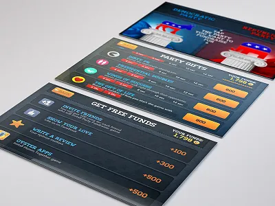 Party Fundraiser design front end back end ios android