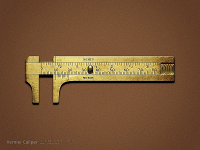 Vernier Caliper by Photoshop draw photoshop vernier caliper