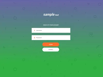 Login UI for Mobile Application app application login mobile ui