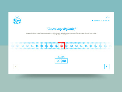 FlatLine Health Test UI Kit design flat health interface kit line ui web