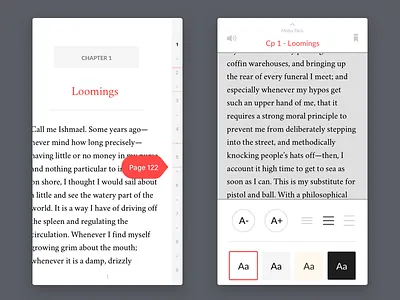 Juggernaut Reading White android app book flat ios iphone minimal phone profile reading settings