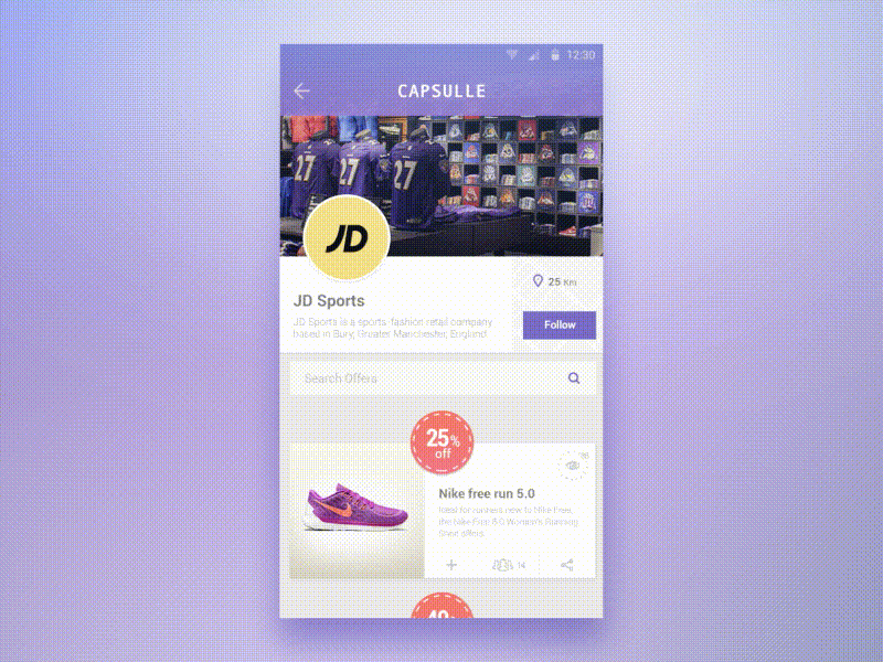 Brand Offer Listing animation bangalore card coupon gif india nike offer offers psd social widget