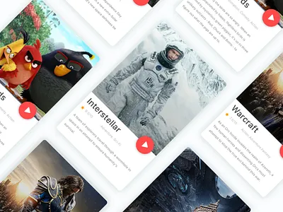 Movie Card - Concept app card concept design filme interface material movie ui user ux