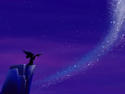 The Sorcerer's Apprentice digital painting disney mickey mouse night sorcerers apprentice stars