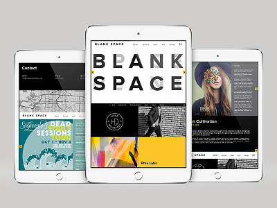 Web Design for Media Agency agency clean media modern responsive typography