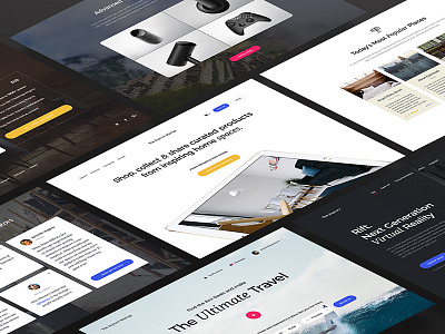 The Rapture Startup — Coming Soon announce block card design feature interface ipad landing landing page ui ui kit ui pack
