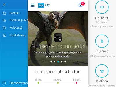 "My Upc" dashboard #2 account dashboard site ui ux webdesign