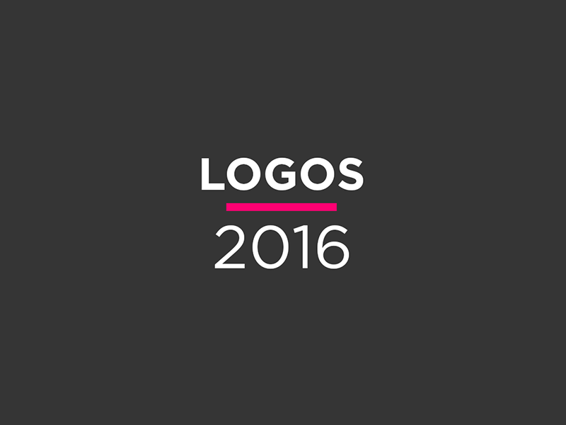Logos 2016 2016 behance dark inverted logofolio logos