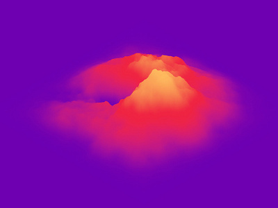 Mountain Hard 3d c4d cinema4d elevation gradients map minimal mountain roccano