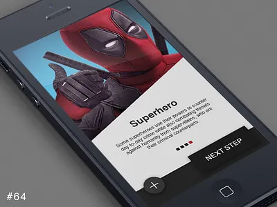 64 Select User Type account dailyui ios login select step superhero type ui user