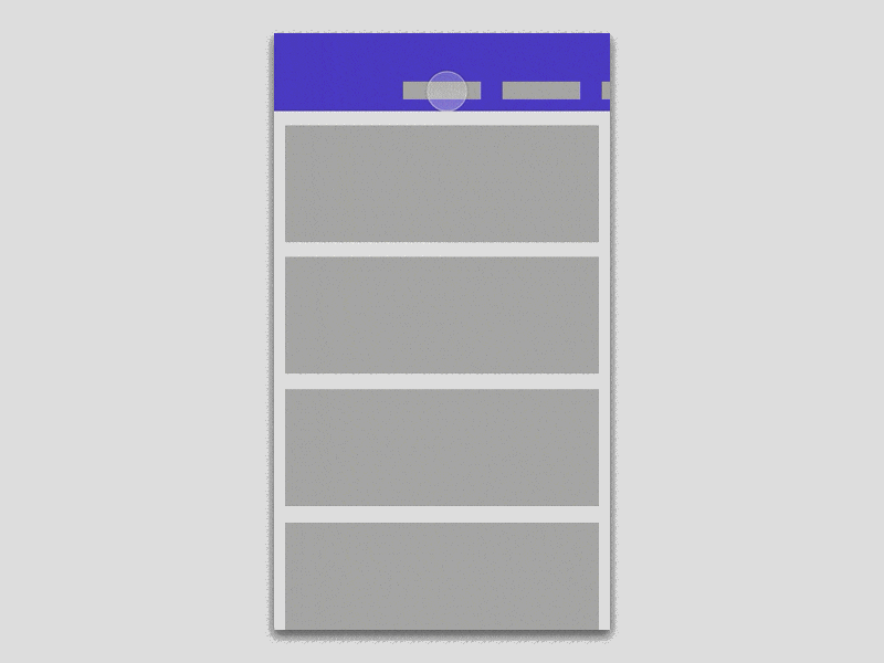 Playing with some new app navigation app navigation principle scrollable tabs stv news