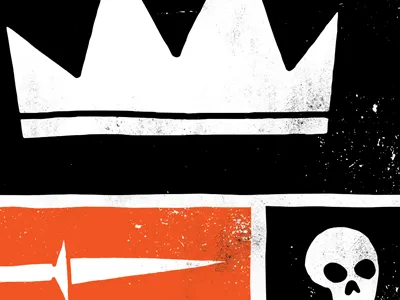 Macbeth Poster - Layout 2 design drawing illustration layout poster skull texture type typography