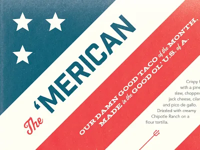 The 'Merican merican the american torchys tacos