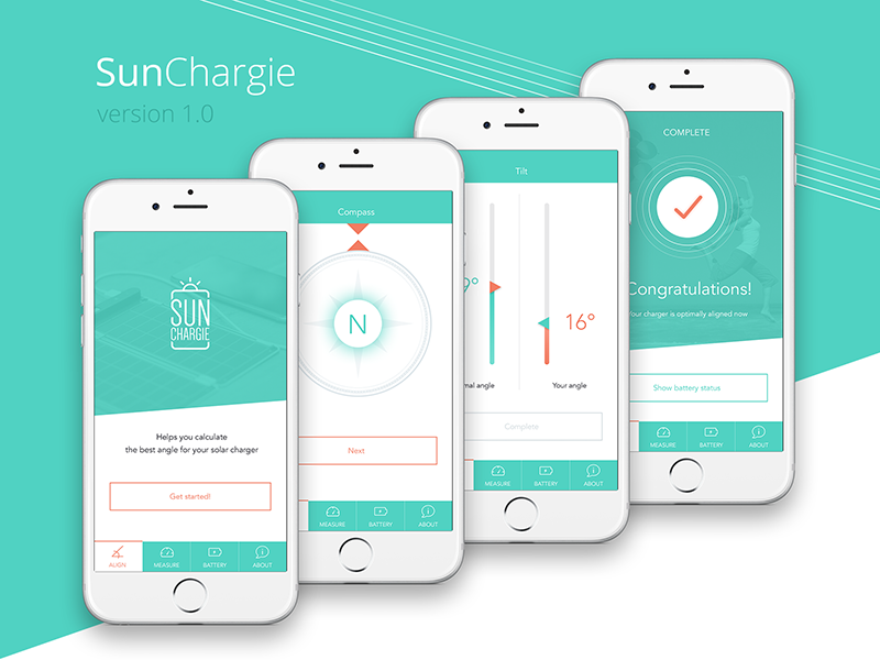 Example of SUNchargie app