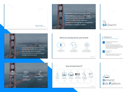 Gravity4 - Sales Presentation icons marketing presentation sales slides social