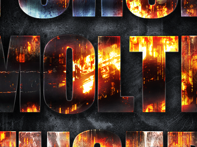 Fire Forged Layer Styles Volume 1 ashes flame shield fused burnt burning inferno destroyed decayed eroded grunge fire forged iron flames fire napalm meld steel burn mobile gaming molten lava flow photoshop layer styles print web screen realistic metallic metal