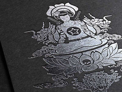 TIger Beer's Added Distinction Project asian beer dragon geisha illustration tiger tigerbeer