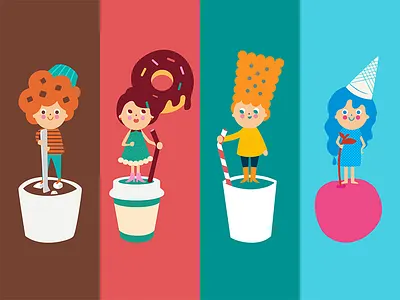 I like my hair biscuit cherry doughnut icecream marshmallow sweet