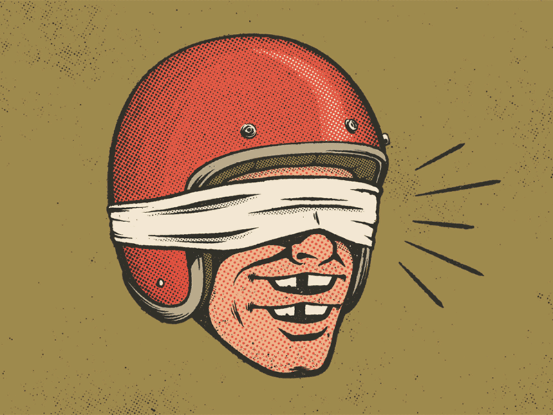 Halftone Brush Tutorial blindfold grin halftone helmet male photoshop brushes
