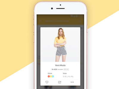 Long press effect card color ecommerce gesture long minimal press shopping simple size widget