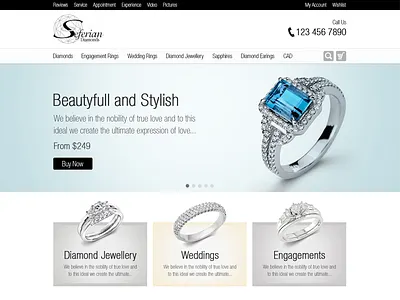 Jewellery Website (Archive 2013) jewellery website