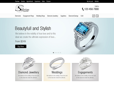Jewellery Website (Archive 2013) jewellery website