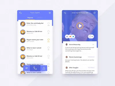 Fancypants Take-1 browse ios list navigation share ui upvote ux
