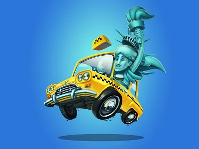 NY 2d art characters digitalart iamjoka illustration newyork usa wacom