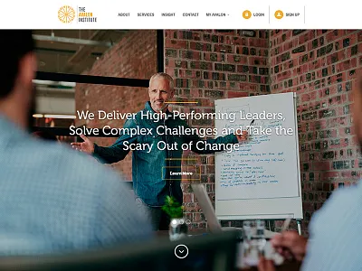 Avalon Institute corporate flat gold leadership