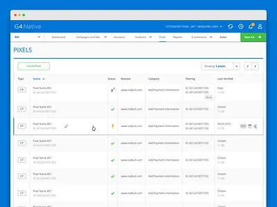 Gravity4 - Pixel Module components facebook flat interface module ui ux