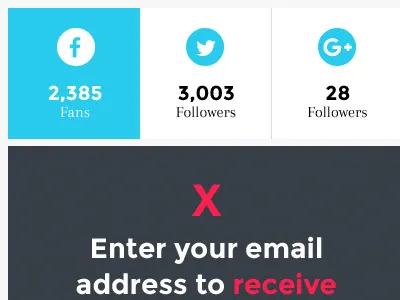 Social Media Block concept design media social website