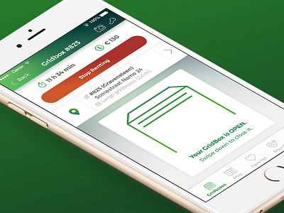 Gridbox App & Responsive Website ebike flat gradient platform technology ui userexperience ux website