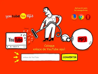Youtube to mp3 converter cleaner converter drawing illustration mexico mp3 music site vacuum video website youtube