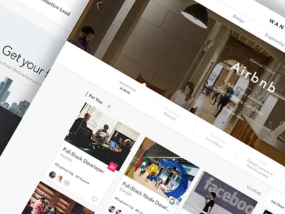 Recruit WEB Design design home hr main recruit ui ux web webdesign