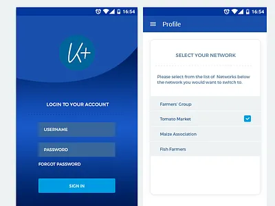 Simple Login UI android ui login ui material design ui mobile app design