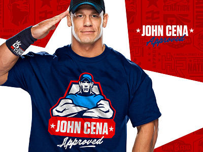 United We Stand america blue illustration john cena july 4th love patriotism red style guide united states white wrestling